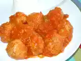 Receta Albóndigas con tomate al vapor