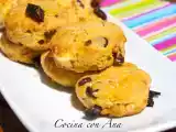 Receta Scones de piñones, albahaca, tomate seco y aceitunas negras