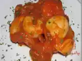 Receta Vieiras con tomate