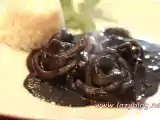 Receta Calamares en su tinta en su punto