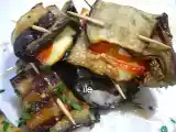 Receta Arrolladitos de berenjena a la italiana (caprese)