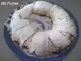 Receta Bollo relleno de merengue francés y frutos secos
