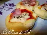 Receta Minipizzas de jamón y queso