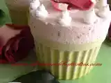 Receta Soufflé helado de mermelada de fresa y esencia de rosas