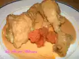 Receta Pollo con salsa de chistorra