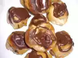 Receta Profiteroles con crema pastelera y chocolate