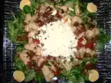 Receta Ensalada de alubias blancas con cecina