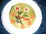 Receta Sopa de guisantes en el microondas