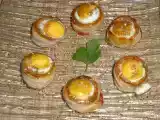 Receta Volovanes con huevos de codorniz