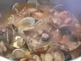 Receta Almejas y mejillones a la marinera