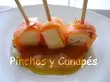 Receta Salmón ahumado y manzana
