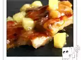 Receta Secreto ibérico con salsa de piña y miel