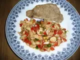 Receta Ensalada de alubias y lomo de cerdo para acompañar