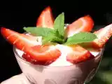 Receta Copa de fresas con nata