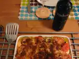 Receta Calabacines gratinados con queso de cabra y londoño crianza 2006