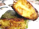 Receta Pimientos fritos rellenos de tortilla
