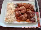 Receta Pollo con almendras en salsa de soja