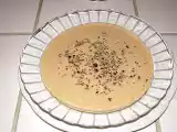 Receta Crema de champiñones con polvo de beicon