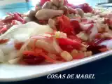 Receta Ensalada de habas y pollo