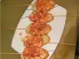 Receta Brochetas de gambones