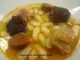 Receta Fabada asturiana.