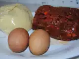 Receta Tortos de maíz con huevos y picadillo