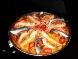 Receta Paella de mariscos