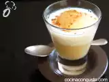 Receta Cuajada con compota de pera