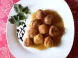 Receta Albóndigas de pescado con salsa de cebolla