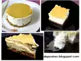 Receta Tarta de queso con cobertura de chocolate blanco