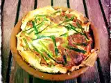 Receta Quiché de espárragos verdes y bacon