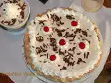 Receta Tarta de natillas con chocolate