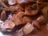 Receta Champiñones al vino tinto