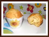 Receta Muffins rellenos de chocolate blanco