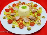 Receta Ensalada de cuscus con ventresca de atun fresco