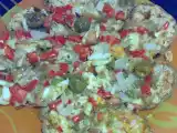 Receta Pizza con base de berenjena
