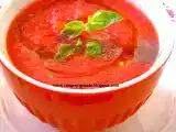 Receta Sopa fría de tomate y sandía