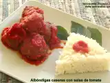 Receta Albóndigas caseras con salsa de tomate