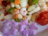 Receta Ensalada de pasta tiburón con salsa de yogur