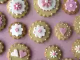 Receta Galletas decoradas de flores