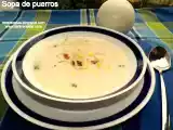 Receta Sopa de puerro (ajoporro).
