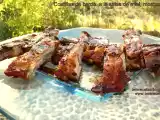 Receta Costillas de cerdo con salsa de miel, mostaza y soja.