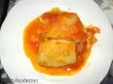 Receta Golabki (rollos de col con carne)