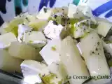 Receta Ensalada de espárragos blancos y quesos varios
