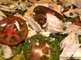 Receta Ensalada de tomate raf y lomos de bonito del norte.