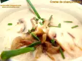 Receta Crema de champiñones.