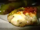 Receta Pimientos rellenos de berenjena y queso