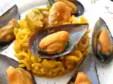 Receta Fideuà de mejillones