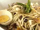 Receta Revuelto de gulas, trigueros y setas