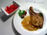 Receta Chuleta de cerdo con membrillo